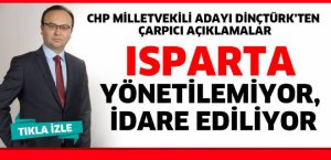 Isparta yönetilemiyor, idare ediliyor
