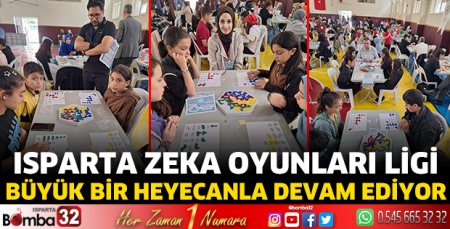 Isparta Zeka Oyunları Ligi devam ediyor