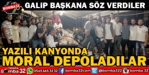 ISPARTA32SPOR YAZILI KANYONDA MORAL DEPOLADI