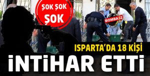 Isparta’da 18 kişi intihar etti