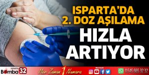 Isparta’da 2. Doz Aşılama artıyor