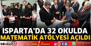 Isparta’da 32 Okulda Matematik Atölyesi Açıldı