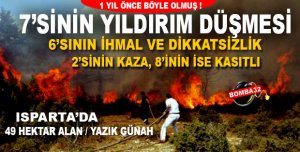 ISPARTA’DA 49 HEKTAR ALAN ....