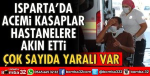 ISPARTA’DA ACEMİ KASAPLAR HASTANELERE AKIN ETTİ