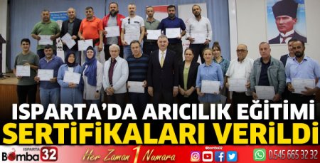 Isparta’da arıcılık eğitimi