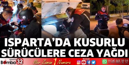 Isparta’da asayiş ve trafik uygulaması