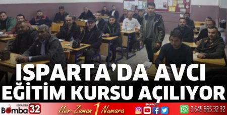 Isparta’da Avcı Eğitim Kursu açılıyor