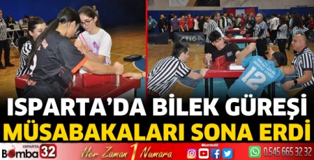 Isparta’da Bilek Güreşi Müsabakaları sona erdi
