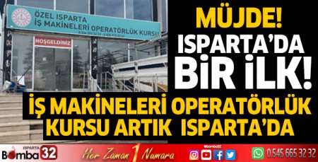 Isparta’da bir ilk