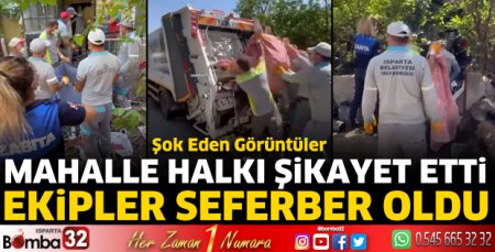 Isparta’da çöp ev temizlendi