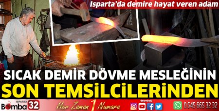 Isparta’da demire hayat veren adam 