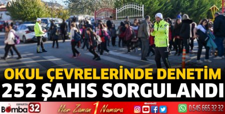 Isparta’da denetimler sürüyor