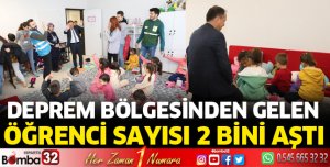 Isparta’da Deprem Bölgesinden Gelen Öğrenci Sayısı 2 Bini Aştı