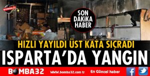 ISPARTA’DA ECZA DEPOSUNDA YANGIN