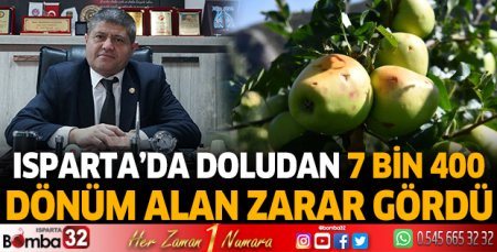 Isparta’da elma hasadı başladı