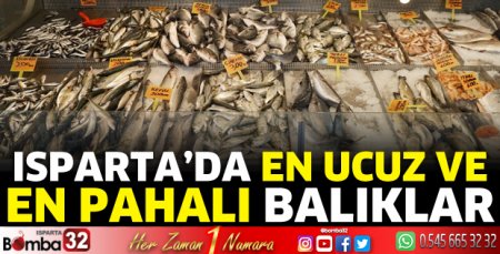 Isparta’da en ucuz ve en pahalı balıklar hangileri? 
