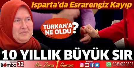 Isparta’da esrarengiz kayıp