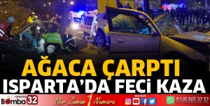 Isparta’da feci kaza