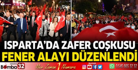 Isparta’da fener alayı düzenlendi