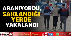 Isparta’da firari yakalandı