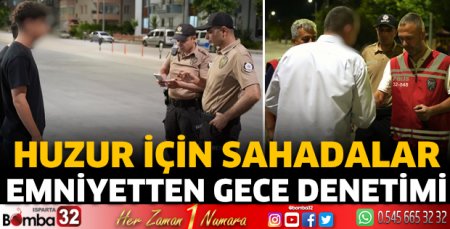 Isparta’da Gece Denetimi