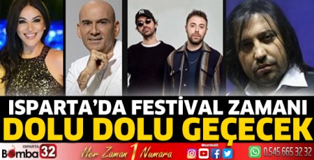 Isparta’da Gül Festivali Zamanı