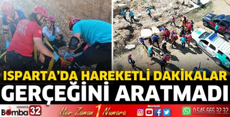 Isparta’da hareketli dakikalar