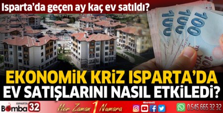 Isparta’da Haziran’da 548 konut satıldı