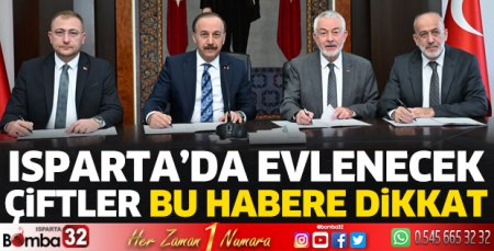 Isparta’da iki önemli protokol imzalandı