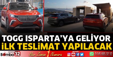 Isparta’da ilk teslimat