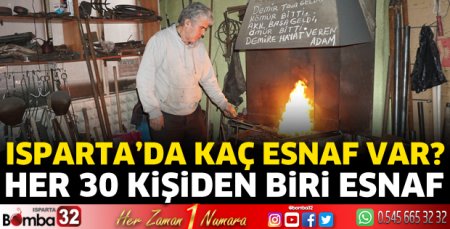 Isparta’da kaç esnaf var