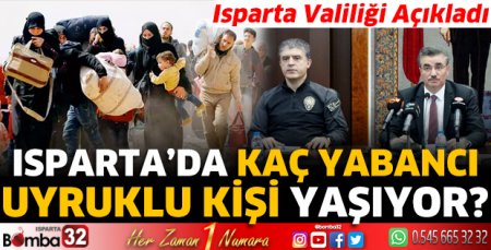 Isparta’da kaç yabancı uyruklu kişi yaşıyor? 