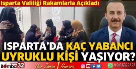 Isparta’da kaç yabancı uyruklu kişi yaşıyor?
