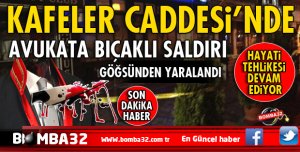 SON DAKİKA ISPARTA’DA KAFELER CADDESİ AVUKATA BIÇAKLI SALDIRI