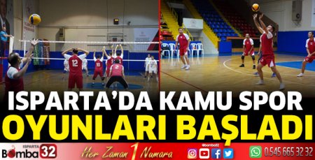 Isparta’da Kamu Spor Oyunları başladı