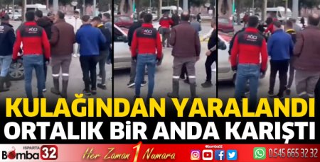 Isparta’da kavga