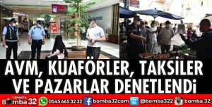 ISPARTA’DA KORONAVİRÜS DENETLEMELERİ
