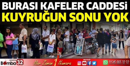 Isparta’da metrelerce kuyruk oluştu