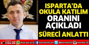 ISPARTA’DA OKULA KATILIM ORANI YÜKSEK