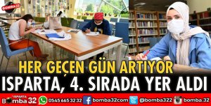 ISPARTA’DA OKUMA ALIŞKANLIĞI HER GECEN GÜN ARTIYOR