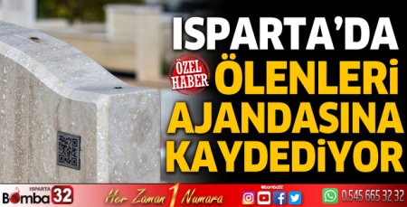 Isparta’da ölenleri ajandasına kaydediyor