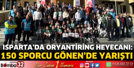 Isparta’da Oryantiring Heyecanı