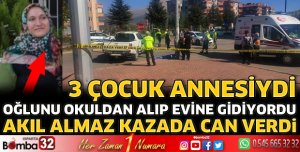 Isparta’da otomobillerin çarpıştığı kazada yaya öldü