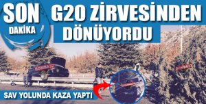 Isparta’da  SAV YOLUNDA KAZA