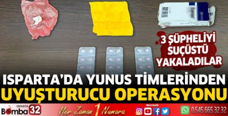 Isparta’da sokak uyuşturucusuna geçit yok