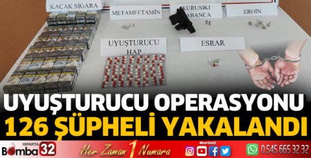 Isparta’da uyuşturucu operasyonları 3 tutuklama