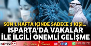 Isparta’da vaka sayıları ile ilgili önemli gelişme