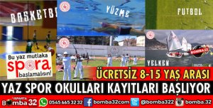 ISPARTA’DA YAZ SPOR OKULLARI KAYITLARI BAŞLIYOR