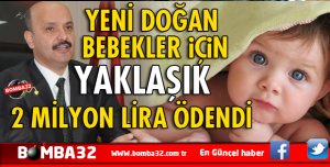 ISPARTA’DA YILLIK DOĞUM 5 BİN 600 İLE 6 BİN ARASINDA GERÇEKLEŞİYOR