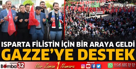 Isparta’dan Gazze’ye destek